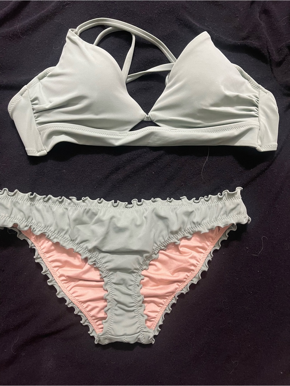 Shade & Shore two piece sage green Bikini